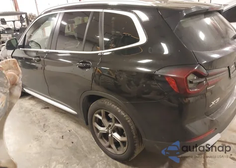 2022 BMW X3 xDrive30I из США, поврежденный, VIN 5UX53DP07N9M55505